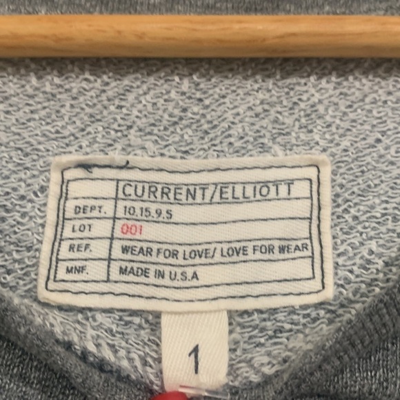 Current Elliot S Ruffle Sleeve Sweatshirt - Picture 7 of 13